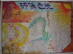 小学生手抄报环保主题