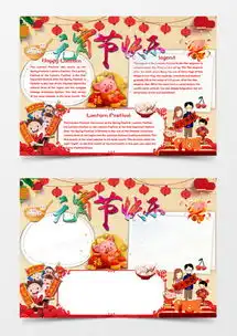 可爱元宵节小报小报word模板下载docx格式熊猫办公