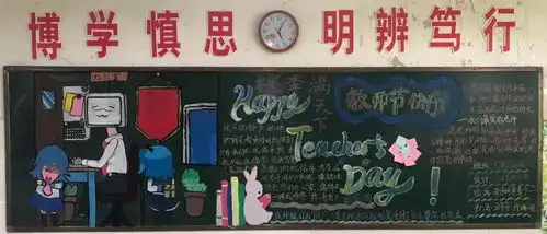 漳州立人学校开展感念师恩主题板报活动