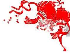 黑板报花边新年黑板报花边之大红灯笼