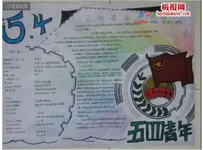 五四青年节的手抄报资料