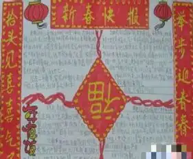 春节手抄报春节手抄报