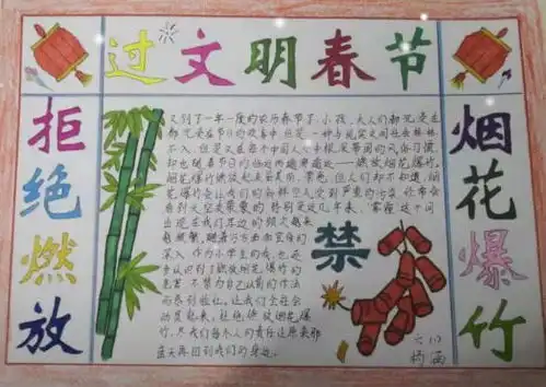 禁止烟花手抄报图片大全小学生设计禁止烟花手抄报图片大全小学生图片查字典板报网