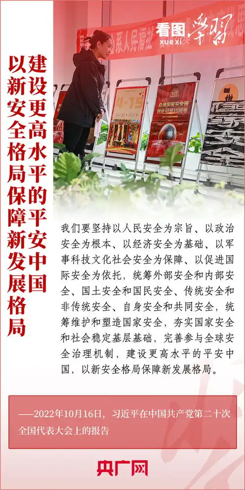 看图学习改革为人民丨全面贯彻总体国家安全观建设更高水平平安中国