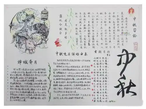 重阳节手抄报来了
