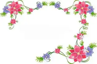 黑板报花边鲜花串花边