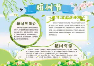 植树节小报设计图片下载