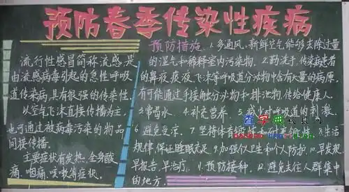 社区卫生教育黑板报设计社区卫生教育黑板报图片查字典板报网