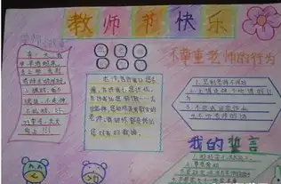 教师节手抄报岁月老师