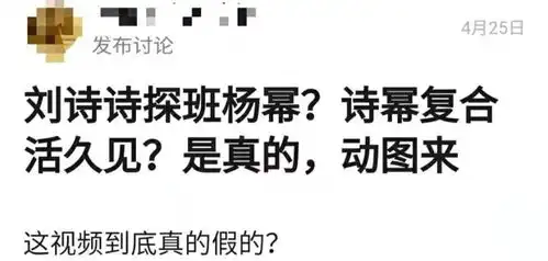 诗幂和好如初真的假的