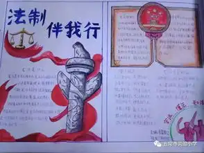 六4阳光中队宪法在我心中宪法伴我行书写宪法制作手抄报活动