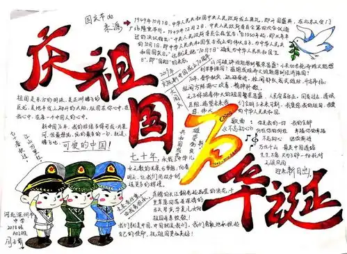 纪念新中国成立70周年弘扬社会主义核心价值观手抄报比赛成绩揭晓