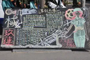 北理工2014年新生军训第一次板报评比