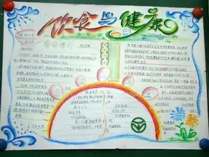 营养与健康手抄报,学霸来看一看巴要有照片呢