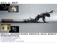 禁烟宣传ppt模板吸烟有害健康ppt模板