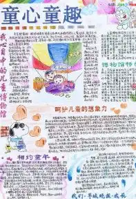 童心童趣的手抄报内容