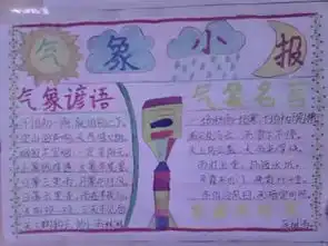 四年级上册科学课本第一单元篇关于天气的手抄报怎么画