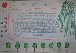 植树节手抄报图片大全六年级