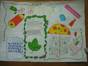 汉字手抄报简体汉字