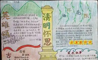 清明节手抄报大全