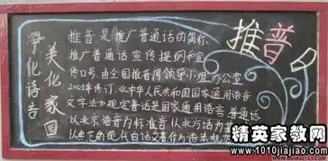 推广普通话黑板报资料