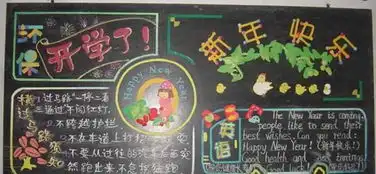 迎新年黑板报图文资料