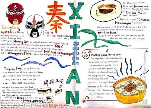 讲述中国故事,传播中华文化记初二级英语手抄报比赛