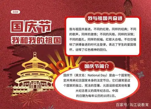 国庆节手抄报喜迎国庆,祝福祖国