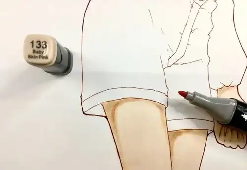 t馆绘画小课堂马克笔上色教程