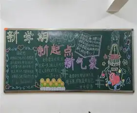 新学期黑板报迎接新学期黑板报内容