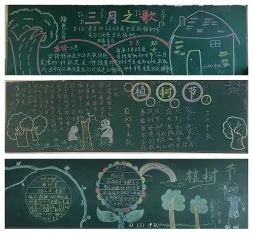 城北二小佛子岭校区开展3.12植树节系列活动