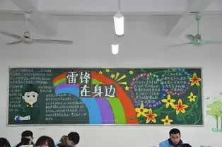 茅盾中学各班开展追逐雷锋弘扬正义主题黑板报活动