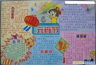 小学生元宵节手抄报