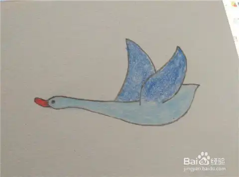 如何画天鹅好看
