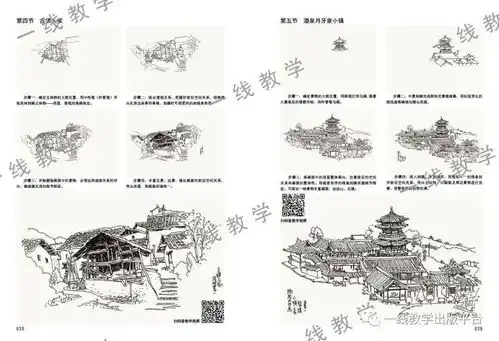 风景速写实用教程1000例