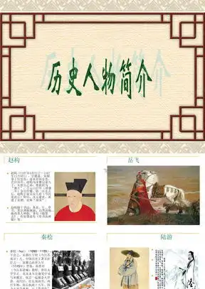 历史人物事迹介绍ppt模板下载熊猫办公