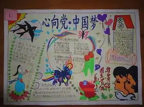 主题是童心家乡行,共筑爱心梦的手抄报