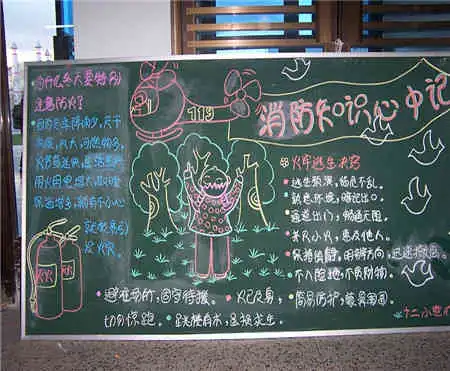 消防安全黑板报一篇篇触目惊心的火灾