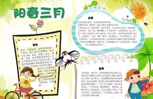 写春天的成语手抄报素材来了,与你共赏春暖花开