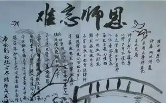 教师节快乐手抄报字写什么好
