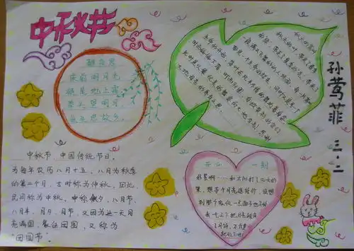 中秋节手抄报版面设计图4