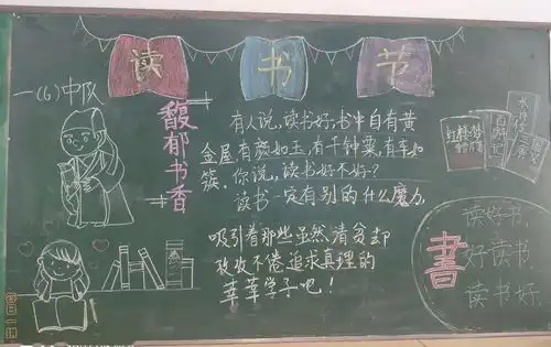 书香润心灵,阅读促成长上海市莘城学校读书节黑板报展示