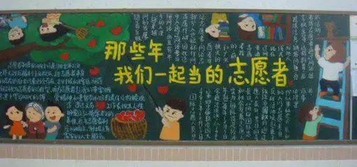 我是最美阳光志愿者手抄报内容