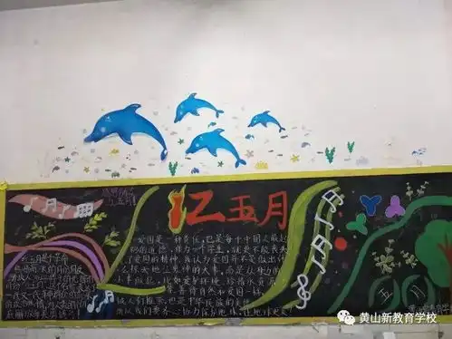 小学部开展感恩励志红五月板报评比活动