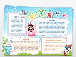 word保护牙齿口腔爱牙日手抄报关爱牙齿小报图片模板worddoc设计图下载爱牙日手抄报大全编号18641325