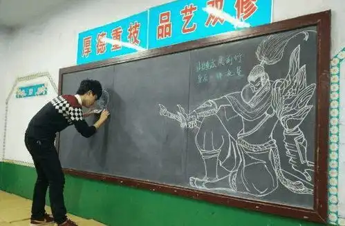 老师用画画来讲课,当语文老师画出了李清照,美术老师地位被撼动