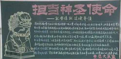 平凉支队开展坚持五个不动摇教育实践活动第三专题黑板报创作活动