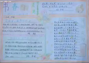 读书手抄报资料如诗优雅