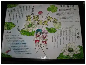 语文手抄报图片微雨燕双飞