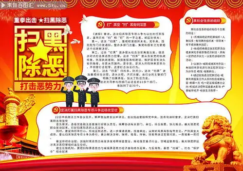 扫黑除恶打击恶势力手抄报